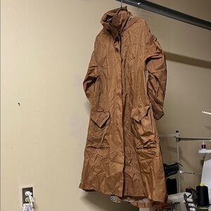 Brown Hooded Long Coat